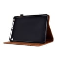 thumbnail image 6 of SaniMore Case for Amazon Fire HD 8 & 8 Plus (12th/10th Generation, 2022/2020), PU leather Embossed Tree Auto Sleep/Wake Pen Holder Card Slots Anti-slip Strip Flip Folio Wallet Business Cover, Brown, 6 of 9