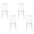 thumbnail image 6 of ToppiJoy 4 Pcs Clear Dining Chairs, Chair Transparent Crystal, Acrylic Dining Chairs, for Event Wedding Party Reception, Party, 6 of 27