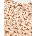thumbnail image 4 of Moomaya Printed Women Top Long Puffed Sleeves Casual Viscose Tunic Top, 4 of 8