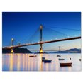 thumbnail image 2 of Hong Kong High Bridge at Night - Impression sur Toile Pont de Mer, 2 of 3
