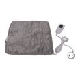 thumbnail image 1 of Heating Feet Warmer, Washable Electric Foot Heating Pad Auto Off Silver Gray  For Shoulders US Plug 100-120V, 1 of 8