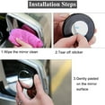 thumbnail image 6 of Small Round Mirror Rear View Mirror For Car - Rearview Mirror Car Reverser Blind Aid 360 Degree Reflector Adjustable Wide Angle Hd Paste, 6 of 6