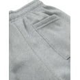 thumbnail image 4 of Hat and Beyond Men's Lightweight Brushed Fleece Elastic Sweat Shorts with Pockets, 4 of 6