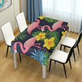thumbnail image 4 of Yayeee Tablecloths 60" x 60" Rectangle Wrinkle Resistant Party Table Cover, Flamingo Pattern, 4 of 8