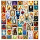 thumbnail image 1 of Paquete de pegatinas de vinilo con temática de cartas de tarot, fantasía mística, 50 unidades, 1 of 2