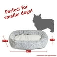 thumbnail image 3 of Majestic Pet Sherpa Charlie Bagel Pet Bed for Dogs, Calming Dog Bed Washable, Small, Gray, 3 of 5