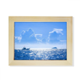 thumbnail image 1 of El agua del océano mar barco Ciencia naturaleza foto Escritorio de madera Arte Pintura 6x8 pulgadas marco de foto foto, 1 of 4