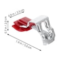 thumbnail image 2 of KALLORY 8Ud Clampas Rojas Para Instalación De Fregadero Con Arqueado Y Tornillos Ajustables Para Cocina, 2 of 8