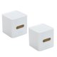 thumbnail image 1 of 2 piezas de caja de pañuelos de baño, funda de plástico cuadrada simple, soporte para cubos de pañuelos, estuche de almacenamiento, 1 of 6