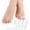 White, variant on Povihome Toe Sleeves, Toe Protectors, 10 Pack Toe Tube Pads for Hammer Toe,Stubbed Toe,Corns, Calluses Protect (Medium Size, White)