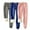 Blue #A, variant on Fartey 3 Pack Winter Thick Warm Sherpa Lined Sweatpants for Women Plus Size Elastic High Waisted Trousers Fleece Athletic Joggers with Pockets Blue M