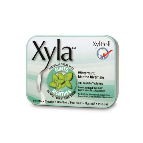 Bonbons naturellement sans sucre Xylitol de Xyla - menthe hivernale