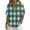 Green, variant on Womens Tops Fashionable Casual TurtleNeck Long-Sleeved Button and Snap V-Neck Top Short-Sleeved V-Neck Top/shirt,Sizes S-3XL