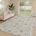 thumbnail image 6 of Addison Rugs Chantille Indoor/Outdoor Traditional Global Silver Machine Washable Rectangle Rug, 5' x 7'6", 6 of 8