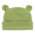 thumbnail image 1 of Qarigey Gorro de bebé cómodo, gorros elásticos multifuncionales para niñas y niños, accesorios para bebés, gorros para niños pequeños, verde Type3 NO3 Qarigey AP011427-14B, 1 of 6