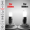 thumbnail image 4 of Bombilla LED Ziomitus 12 V BA15S 6000 K, luz blanca diurna, paquete de 5, 4 of 7