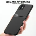thumbnail image 2 of SaniMore for Samsung Galaxy A05S Case (6.7 inch 2023), Carbon Fibre Magnetic Case Built-in Car Mount Shock Absorption TPU Rubber Luxury Hybrid Cover for Samsung Galaxy A05S, Black, 2 of 9