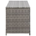 thumbnail image 3 of vidaXL Garden Storage Box Grey 120x50x60 cm Poly Rattan, 3 of 5
