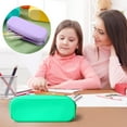 thumbnail image 4 of COM1950s Large Pencil Case, Concise Large Capacity Silicone Pencil Case School Supplies for Kids, School Pencil Case, Pencil Cases for Students, Silicone Pencil Case, 4 of 5