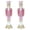 Pink, variant on Sunnydaze Pink Polyresin Kenneth the Princely Nutcracker Christmas Statue, 37"