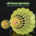 thumbnail image 4 of Sunkizzrs Nylon Badminton Shuttlecocks , For Outdoor Indoor Sport Activities | Yellow , Pack Of 4, 4 of 5