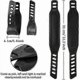thumbnail image 3 of Exercise Bike Pedal Straps Rubber Pedal Straps Easy Adjustment Universal Pedal Straps For Exercise Bike 2 Pairs Black, 3 of 3