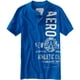 thumbnail image 1 of Aeropostale - Camiseta para hombre con estampado de pantalla sólida Aero Henley, azul, pequeño, 1 of 1