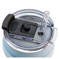 thumbnail image 3 of Termo Doble Pared Ambient 21 hermético con Asa y popote acabado mate Azul claro 600 ml, 3 of 6