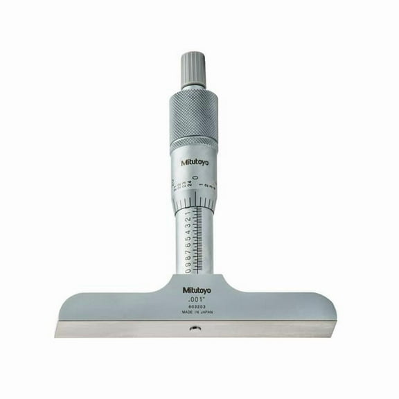 Mitutoyo  0-1 in. Depth Micrometer with 4 in. Base