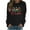 Black, variant on lcziwo Womens Christmas Sweatshirts Cute Xmas Ugly 3d Graphic Print Pullover Oversized Long Sleeve Round Neck Pullovers Tops Green,XXL