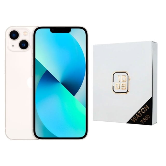 Smartphone iPhone 13 Reacondicionado 128gb Blanco + Reloj Genérico Apple iPhone MGCT3LL/A