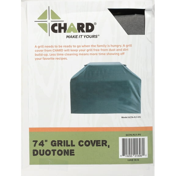 Chard Make It Yours Duotone 74 Inches Grill Cover 1 ea