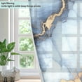 thumbnail image 4 of Yayeee Window Curtains Set of 2 for Living Room Light Filtering 63"x52", Abstract Marble Pattern, 4 of 7