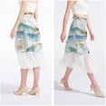 thumbnail image 4 of Dragonfly Stylish Chiffon Beach Skirts and Summer Dresses for Women, 4 of 6