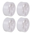 thumbnail image 4 of Paquete de 4 accesorios de llantas de rueda, piezas de repuesto, de rueda, piezas de actualización, neumáticos para camión RC 1:10 / coche a la Llantas de rueda blancas Yotijar Neumático de llanta de rueda de coche RC, 4 of 4