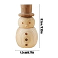 thumbnail image 3 of onlyliua Ofertas de Navidad Difusor de Madera Difusor de Muñeco de Nieve Original Difusor de Adorno Paracoche Difusor de Madera Difusor de Aceite Esencial Desodorante de Interior Olor Incienso, 3 of 6