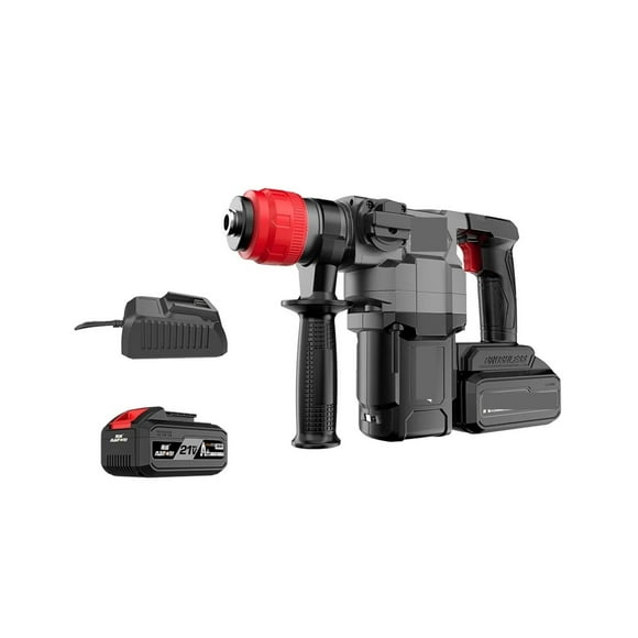 Power Hammer Drill 20V Portable Electric Cordless Breaker Demolition Jack Rotary Hammer With Lithium Battery