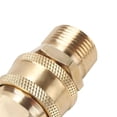 thumbnail image 4 of Mosiee Pressure Washer Coupling Quick Release Adapter 3/8In Male To M22-Male Fitting, 4 of 9