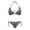 Cherry Daisy Bloom, variant on Autumn Tree Camouflage Pattern Ladies Bikini for Suitable for Most Occasions Water Park, Womens Swim Suits V Neck Backless