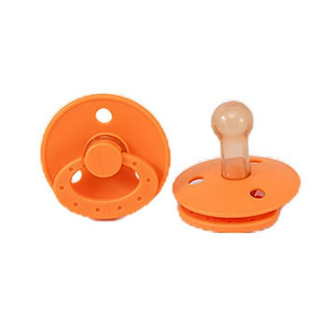 Honeeladyy Discount Newborn Baby Weaning Pacifier Silicone Roundshaped