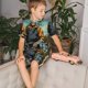 thumbnail image 4 of Balery Skeleton Chef BBQ Scene Conjunto de Pijama Infantil de Manga Corta con Estampado – Ropa de Dormir de Algodón Suave-Small, 4 of 6