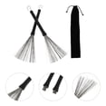 thumbnail image 1 of OULII 1Set Jazz Drum Brush Assorted Color Steel Wire Percussion Brush with Storage Pouch, 1 of 8