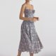 thumbnail image 4 of Vestido De Tirantes Elegante Vestido ajustado para mujer Slim Fit Floral Impreso A Shape Traje diario (Lake Blue L) Ygjytge para Mujer lago azul T L, 4 of 7