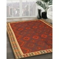 thumbnail image 3 of Ahgly Company Machine Washable Indoor Rectangle Contemporary Neon Red Area Rugs, 8' x 12', 3 of 7