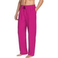 thumbnail image 2 of Balery Men'S Darkmagenta Pants,Sleepwear Pants,Pajama Pants,Pj Bottoms Drawstring And Pockets-Medium, 2 of 9