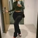 thumbnail image 3 of Pantalones casuales plisados con cordón y cintura alta elásticos de color sólido para mujer de otoño e invierno de estilo europeo y americano, 3 of 6