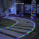 thumbnail image 4 of Cadena De Luces Manguera Solar 12m 120led Exterior Luces Xtellar Multicolor, 4 of 4