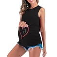 thumbnail image 2 of Gvmfive Women's Round Neck Sleeveless Maternity Tank Tops Pregnancy Summer Casual Shirt, 2 of 4