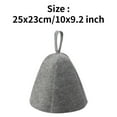 thumbnail image 2 of Thicken Wool Felt Sauna Hat Hair Protection Spa Sauna Accs For Bath Protection, 2 of 8