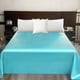 thumbnail image 5 of Sábana de cama refrescante de seda de verano, 170*230cm, azul calmado, 5 of 8